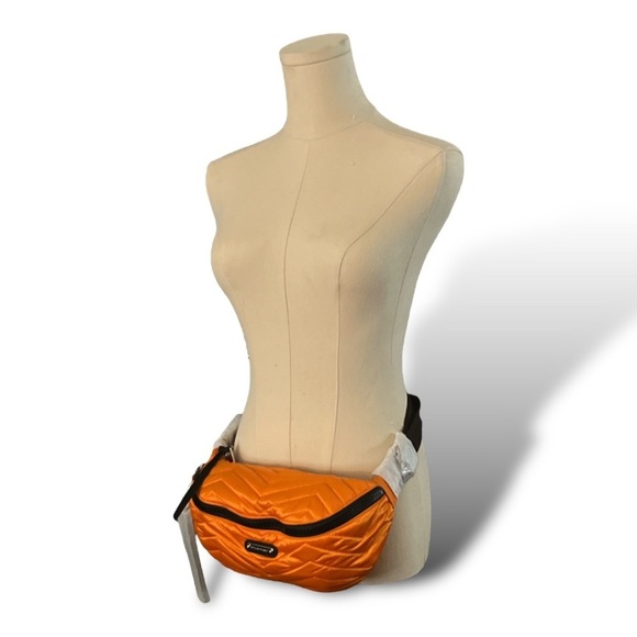 Rebecca Minkoff Cree Nylon Belt Bag NEON ORANGE NWT - Picture 5 of 12